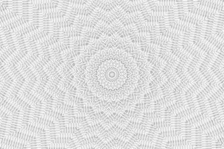 abstract white weave texture background, kaleidoscope styleの写真素材