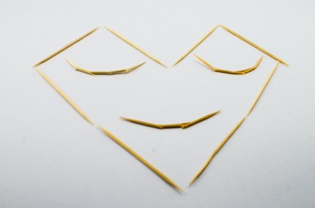 This is a emotion wood happy , sadly , or whatever feelingの写真素材
