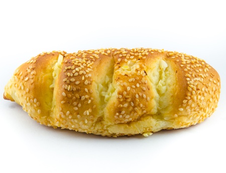 Bread with white backgrounds.の写真素材