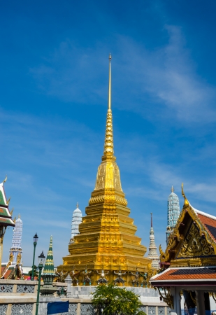 Emerald temple is the landmark of bangkok province   Thailand の写真素材
