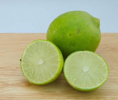 Lemon with white backgrounds.の写真素材