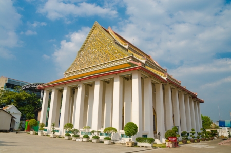 Pavillion in the Temple of bangkok.の写真素材