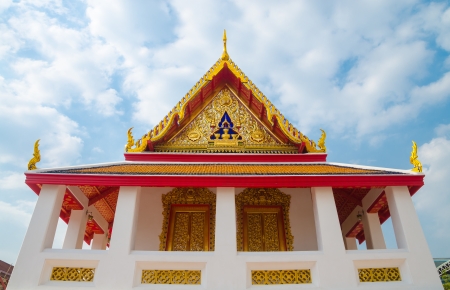 Pavillion in the Temple of bangkok.の写真素材