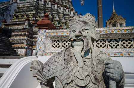Arun temple is the 1in9 landmark temple of bangkok.の写真素材