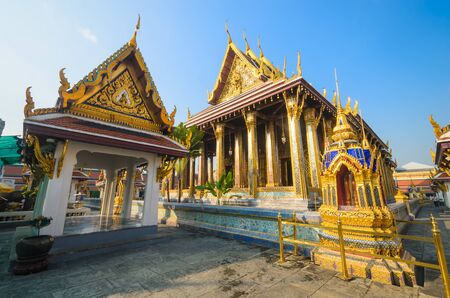 Emerald temple landmark of bangkok province (Thailand)の写真素材