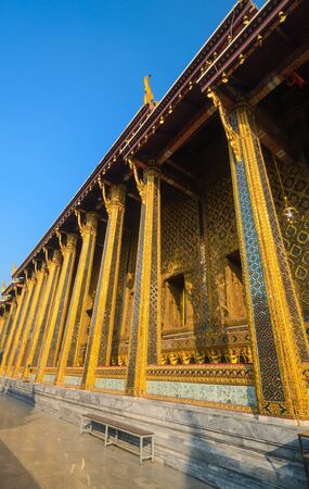 Emerald temple landmark of bangkok province (Thailand)の写真素材