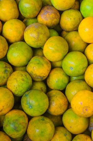 Orange at the street market.