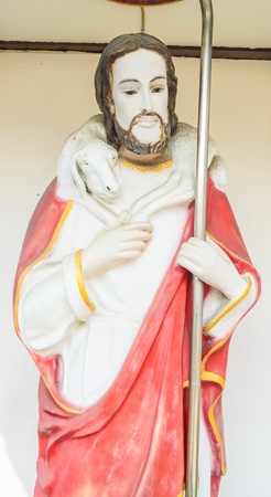 Statue around the church in bangkok.の写真素材