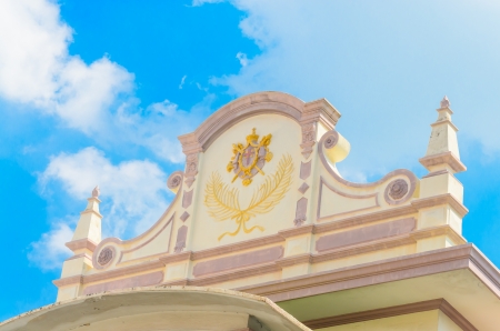 Church in bangkok province (Thailand.)の写真素材