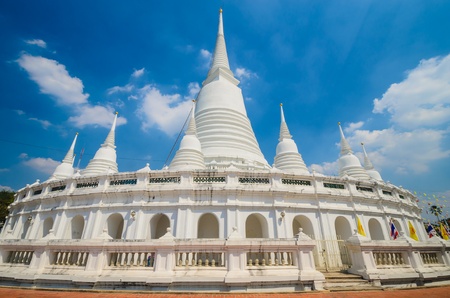 White Pagoda with bluesky.の写真素材