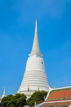 White Pagoda with bluesky.の写真素材