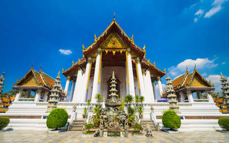 Suthat temple in bangkok province.の写真素材