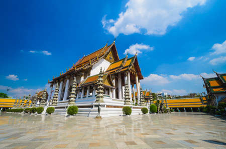 Suthat temple in bangkok province.の写真素材