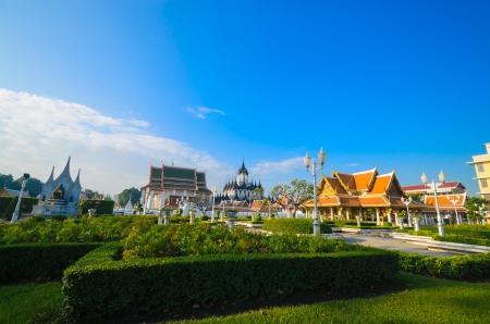 Temple of thailand in bangkok province.の写真素材