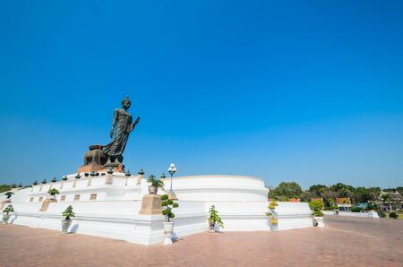 Big Buddha statue in the temple at phutthamonthon province.の写真素材