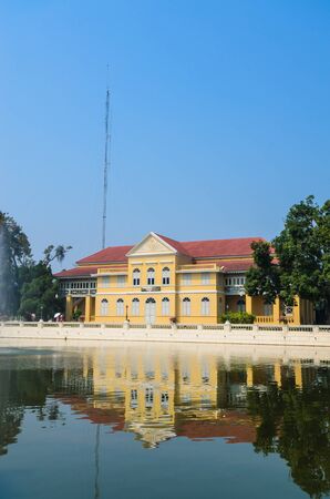 Building in bang-pa-in park at ayutthaya province (thailand)のeditorial素材