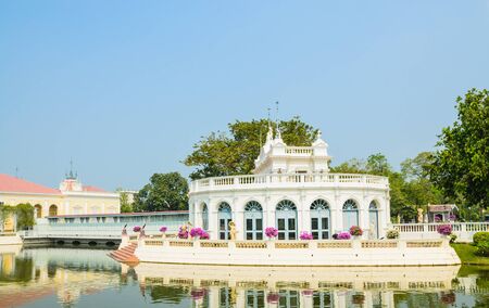 Palace in bang-pa-in park at ayutthaya province (Thailand.)のeditorial素材