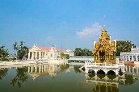 Palace in bang-pa-in park at ayutthaya province (Thailand.)の写真素材