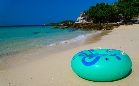 safety ring on the beach