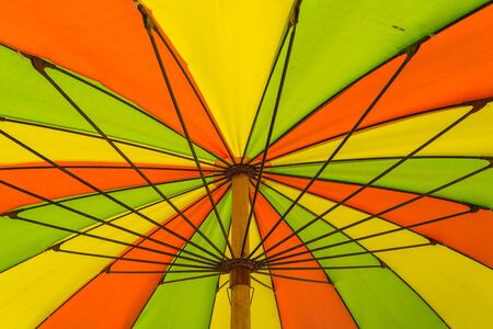 Colorful umbrella for backgrounds.の写真素材