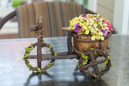 beautiful fake flowerの写真素材