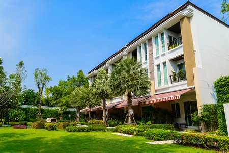 Beautiful modern buildingのeditorial素材