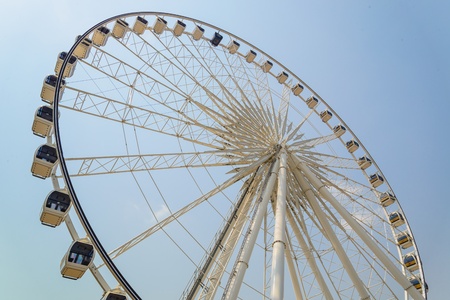 Big swing with the blue sky in bangkok province (Thailand)のeditorial素材