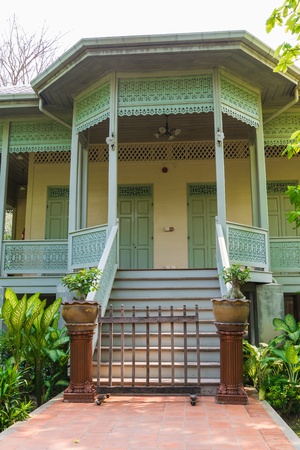 Beautiful building in Sanamchan Palace at Nakhon Pathom province (Thailand)のeditorial素材