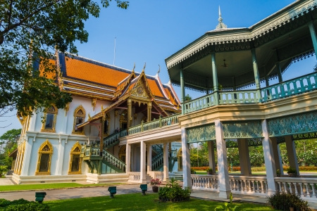 Beautiful building in Sanamchan Palace at Nakhon Pathom province (Thailand)のeditorial素材