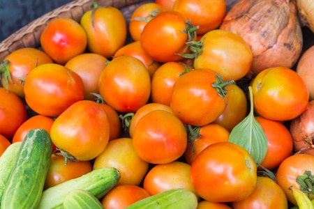 Vetgetable&fruit in local market from bangkok province (Thailand)の写真素材