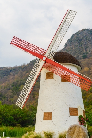 Wind turbine from thailandの写真素材