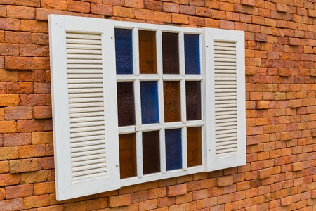 Beautiful vintage window style from thailandの写真素材