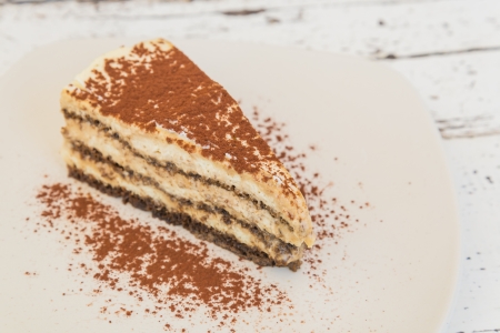 Tiramisu cakeの写真素材