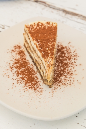 Tiramisu cakeの写真素材