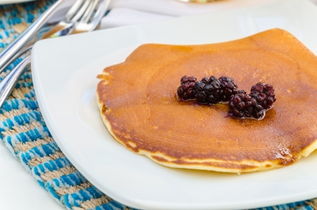 Pancake with strawberry