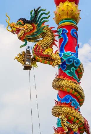 Architecture around temple in bangkok province (Thailand)の写真素材