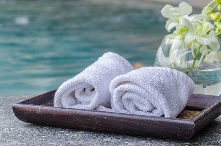 towels for spaの写真素材