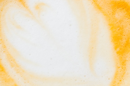 Focus on bubble texture of coffee