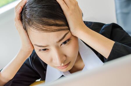 Business women headache