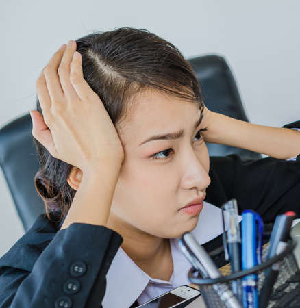 Business women headacheの写真素材