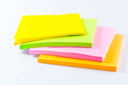 Colorful paper note