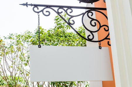 Empty signの写真素材