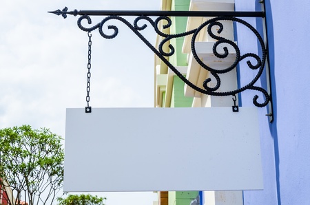 Empty signの写真素材