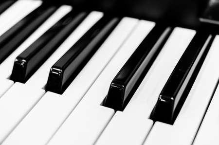 Piano keys (Select somepoint focus)の写真素材