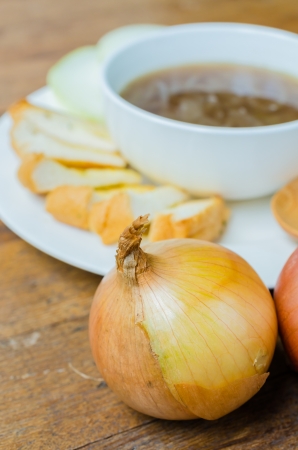 Onion soupの写真素材