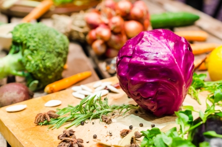 Art of vegetable (Still life style)の写真素材