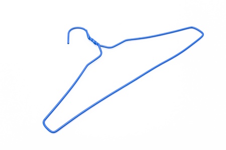 Hanger on white backgroundの写真素材