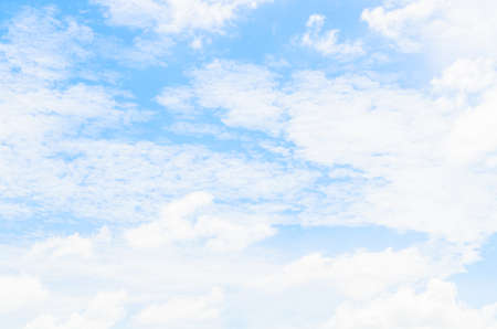 White cloud and blueskyの写真素材