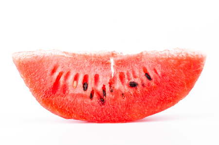 Watermelon on white backgroundの写真素材