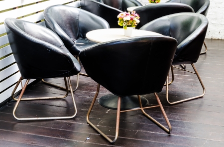 Bench in the parkの写真素材